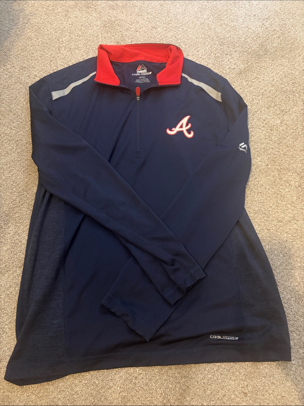 Atlanta Braces Pullover Quarter-Zip